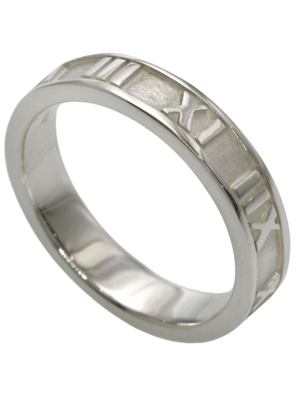 Tiffany & Co Atlas Narrow Ring Silver